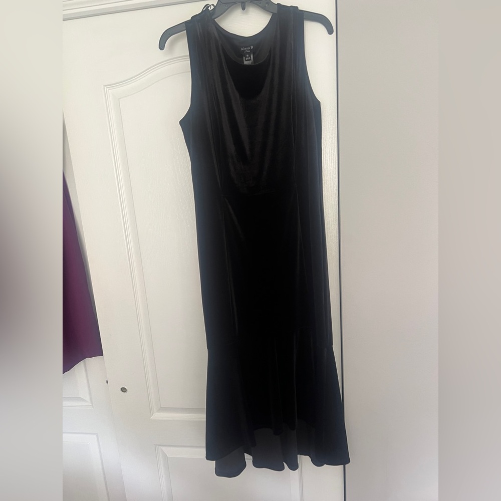 Chic Black High Low Dress
